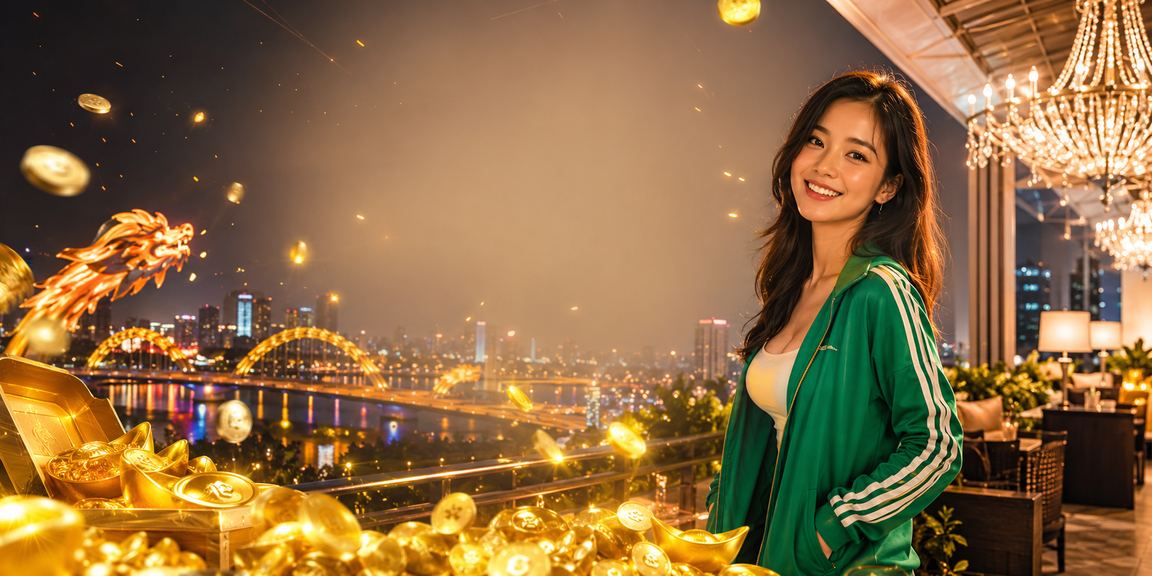 Khung cảnh casino sôi động về đêm tại Đà Nẵng, Vietnam