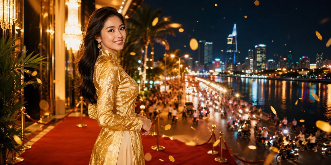 Không khí casino sôi động mang phong cách Sài Gòn hiện đại